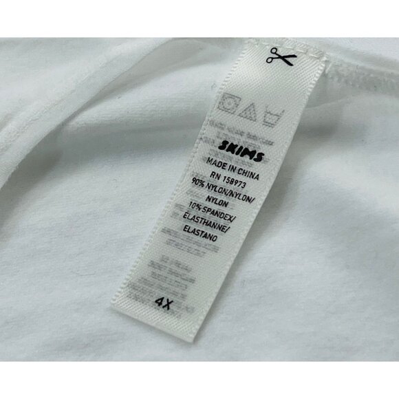 SKIMS Light Essential Off The Shoulder Bodysuit Marble 4X - Picture 3 of 11